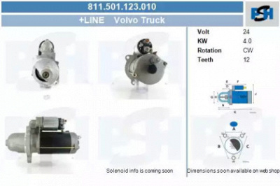 CV PSH 811501123010 -  Стартер